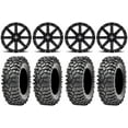 thumbnail image 1 of MSA Black Clutch 15" ATV Wheels 32" Roxxzilla 396 Tires Sportsman RZR Ranger, 1 of 4