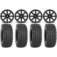 thumbnail image 1 of MSA Black Clutch 15" ATV Wheels 32" XCR350 Tires Can-Am Commander Maverick Renegade Outlander Defender, 1 of 4