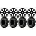 thumbnail image 1 of MSA Black Clutch 15" ATV Wheels 35" MotoRavage XL Tires Can-Am Commander Maverick Renegade Outlander Defender, 1 of 4