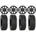 thumbnail image 1 of MSA Black Clutch 15" UTV Wheels 30" XT400 Tires Polaris RZR XP 1000 / PRO XP / Ranger XP 900/1000, 1 of 4