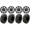 thumbnail image 1 of MSA Black Clutch 15" UTV Wheels 32" Crawler XG Tires Kawasaki Mule Pro FXT, 1 of 4