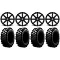 thumbnail image 1 of MSA Black Clutch 15" UTV Wheels 33" Carnivore Tires Kawasaki Teryx Mule, 1 of 4