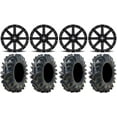thumbnail image 1 of MSA Black Clutch 15" UTV Wheels 34" Terminator Tires Polaris RZR XP 1000 / PRO XP / Ranger XP 900/1000, 1 of 4