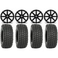 thumbnail image 1 of MSA Black Clutch 15" UTV Wheels 35" XCR350 Tires Polaris RZR XP 1000 / PRO XP / Ranger XP 900/1000, 1 of 4