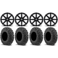 thumbnail image 1 of MSA Black Clutch 16" UTV Wheels 32" MotoVator Tires Polaris RZR XP 1000 / PRO XP / Ranger XP 900/1000, 1 of 4