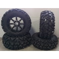 thumbnail image 1 of MSA Black Diesel 14" ATV Wheels 26" Rip Saw Tires Sportsman RZR Ranger, 1 of 4