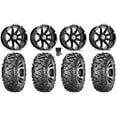 thumbnail image 1 of MSA Black Diesel 14" ATV Wheels 28" BigHorn Tires Sportsman RZR Ranger, 1 of 4
