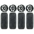 thumbnail image 1 of MSA Black Diesel 14" ATV Wheels 28" Regulator Tires Sportsman RZR Ranger, 1 of 4