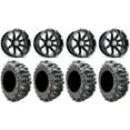 thumbnail image 1 of MSA Black Diesel 14" ATV Wheels 30" Bogger Tires Can-Am Commander Maverick Renegade Outlander Defender, 1 of 4