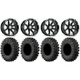 thumbnail image 1 of MSA Black Diesel 14" ATV Wheels 30" MotoRavage XL Tires Sportsman RZR Ranger, 1 of 4