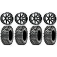 thumbnail image 1 of MSA Black Diesel 14" ATV Wheels 30" Roxxzilla Tires Honda Foreman Rancher SRA, 1 of 5