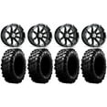 thumbnail image 1 of MSA Black Diesel 14" ATV Wheels 32" Carnivore Tires Sportsman RZR Ranger, 1 of 4