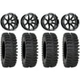 thumbnail image 1 of MSA Black Diesel 14" ATV Wheels 32" XT400 Tires Sportsman RZR Ranger, 1 of 4