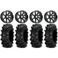 thumbnail image 1 of MSA Black Diesel 14" UTV Wheels 28" Cryptid Tires Can-Am Maverick X3 / Honda Pioneer 1000 / Talon, 1 of 4