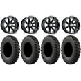 thumbnail image 1 of MSA Black Diesel 14" UTV Wheels 28" MotoRally Tires Polaris RZR XP 1000 / PRO XP / Ranger XP 900/1000, 1 of 4