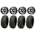 thumbnail image 1 of MSA Black Diesel 14" UTV Wheels 30" Blackwater Tires Yamaha Viking Wolverine YXZ1000R CFMoto ZForce 950 UForce 1000, 1 of 4