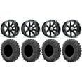 thumbnail image 1 of MSA Black Diesel 14" UTV Wheels 30" MotoRavage Tires Yamaha Viking Wolverine YXZ1000R CFMoto ZForce 950 UForce 1000, 1 of 4