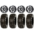thumbnail image 1 of MSA Black Diesel 14" UTV Wheels 30" Rip Saw Tires Can-Am Maverick X3 / Honda Pioneer 1000 / Talon, 1 of 4