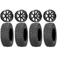 thumbnail image 1 of MSA Black Diesel 14" UTV Wheels 30" Rock-A-Billy Tires Honda Pioneer, 1 of 4