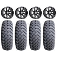 thumbnail image 1 of MSA Black Diesel 14" UTV Wheels 31" MotoHammer Tires Yamaha Viking Wolverine YXZ1000R CFMoto ZForce 950 UForce 1000, 1 of 4