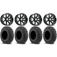 thumbnail image 1 of MSA Black Diesel 15" ATV Wheels 30" MotoVator Tires Sportsman RZR Ranger, 1 of 4