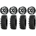 thumbnail image 1 of MSA Black Diesel 15" ATV Wheels 32" ACP Tires Sportsman RZR Ranger, 1 of 4