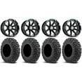 thumbnail image 1 of MSA Black Diesel 15" ATV Wheels 32" MotoVator Tires Sportsman RZR Ranger, 1 of 4
