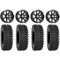 thumbnail image 1 of MSA Black Diesel 15" ATV Wheels 35" XT400 Tires Sportsman RZR Ranger, 1 of 4