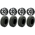 thumbnail image 1 of MSA Black Diesel 15" UTV Wheels 33" Crawler XR Tires Kawasaki Mule Pro FXT, 1 of 4