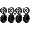 thumbnail image 1 of MSA Black Diesel 15" UTV Wheels 34" Intimidator Tires Kawasaki Teryx Mule, 1 of 4