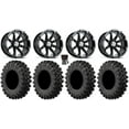 thumbnail image 1 of MSA Black Diesel 15" UTV Wheels 37" MotoRavage XL Tires Can-Am Maverick X3 / Honda Pioneer 1000 / Talon, 1 of 4