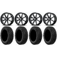 thumbnail image 1 of MSA Black Diesel 20" ATV Wheels 35" MotoClaw Tires Sportsman RZR Ranger, 1 of 4