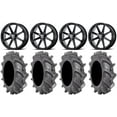 thumbnail image 1 of MSA Black Diesel 20" Wheels 33" BKT AT 171 Tires Sportsman RZR Ranger, 1 of 4