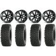 thumbnail image 1 of MSA Black Kore 14" ATV Wheels 28" BDC Tires Honda Foreman Rancher SRA, 1 of 4