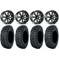 thumbnail image 1 of MSA Black Kore 14" ATV Wheels 28" Klever X/T Tires Sportsman RZR Ranger, 1 of 4