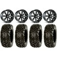 thumbnail image 1 of MSA Black Kore 14" ATV Wheels 30" Rip Saw Tires Honda Rincon Yamaha Rhino Kawasaki Brute Force Suzuki KingQuad, 1 of 4