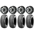 thumbnail image 1 of MSA Black Kore 14" ATV Wheels 32" Liberty Tires Sportsman RZR Ranger, 1 of 4