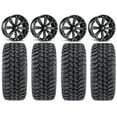 thumbnail image 1 of MSA Black Kore 14" ATV Wheels 32" Regulator Tires Can-Am Commander Maverick Renegade Outlander Defender, 1 of 4