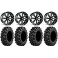 thumbnail image 1 of MSA Black Kore 14" UTV Wheels 27" Buck Snort Tires Polaris RZR XP 1000 / PRO XP / Ranger XP 900/1000, 1 of 5