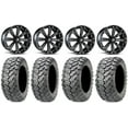 thumbnail image 1 of MSA Black Kore 14" UTV Wheels 29" Ceros Tires Kawasaki Teryx Mule, 1 of 4