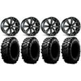 thumbnail image 1 of MSA Black Kore 14" UTV Wheels 30" Carnivore Tires Yamaha Viking Wolverine YXZ1000R CFMoto ZForce 950 UForce 1000, 1 of 4