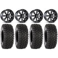 thumbnail image 1 of MSA Black Kore 14" UTV Wheels 32" XC450 Tires Kawasaki Teryx Mule, 1 of 4