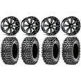 thumbnail image 1 of MSA Black Kore 14" UTV Wheels 35" Roxxzilla Tires Polaris RZR XP 1000 / PRO XP / Ranger XP 900/1000, 1 of 4