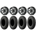 thumbnail image 1 of MSA Black Kore 16" UTV Wheels 30" MotoRally Tires Polaris RZR XP 1000 / PRO XP / Ranger XP 900/1000, 1 of 4