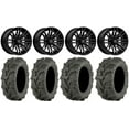 thumbnail image 1 of MSA Black Rogue 14" ATV Wheels 27" Mud Lite XTR Tires Sportsman RZR Ranger, 1 of 4