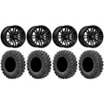 thumbnail image 1 of MSA Black Rogue 14" ATV Wheels 30" MotoRavage Tires Sportsman RZR Ranger, 1 of 4