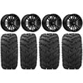 thumbnail image 1 of MSA Black Rogue 14" UTV Wheels 26" Reptile Tires Polaris RZR XP 1000 / PRO XP / Ranger XP 900/1000, 1 of 4