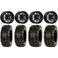 thumbnail image 1 of MSA Black Rogue 14" UTV Wheels 26" Rip Saw Tires Polaris RZR XP 1000 / PRO XP / Ranger XP 900/1000, 1 of 4