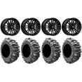thumbnail image 1 of MSA Black Rogue 14" UTV Wheels 27" Bogger Tires Polaris RZR XP 1000 / PRO XP / Ranger XP 900/1000, 1 of 4