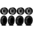 thumbnail image 1 of MSA Black Rogue 14" UTV Wheels 27" Swamp Lite Tires Yamaha Viking Wolverine YXZ1000R CFMoto ZForce 950 UForce 1000, 1 of 4